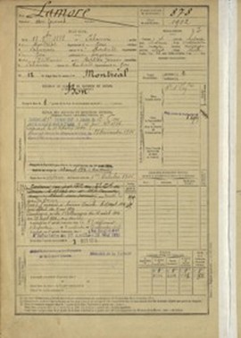fiche matricule
